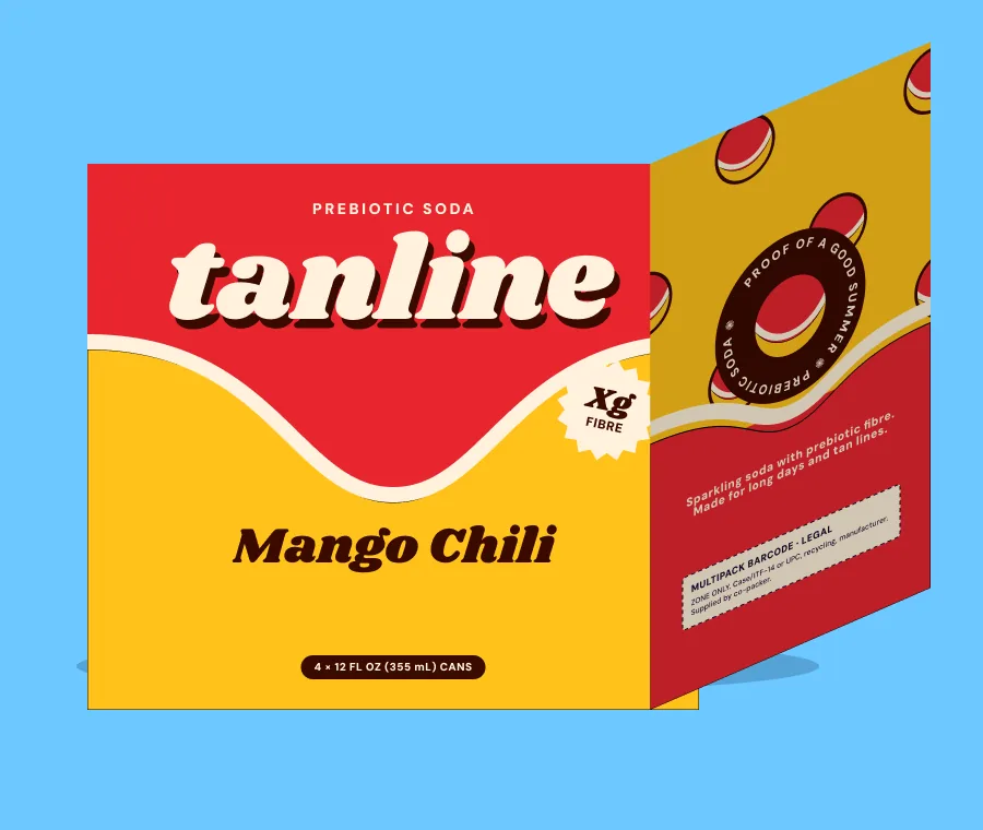 Tanline Mango Chili 4-pack carton