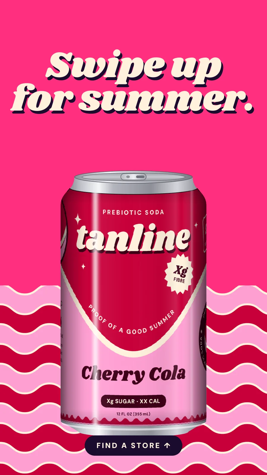 Tanline Cherry Cola story